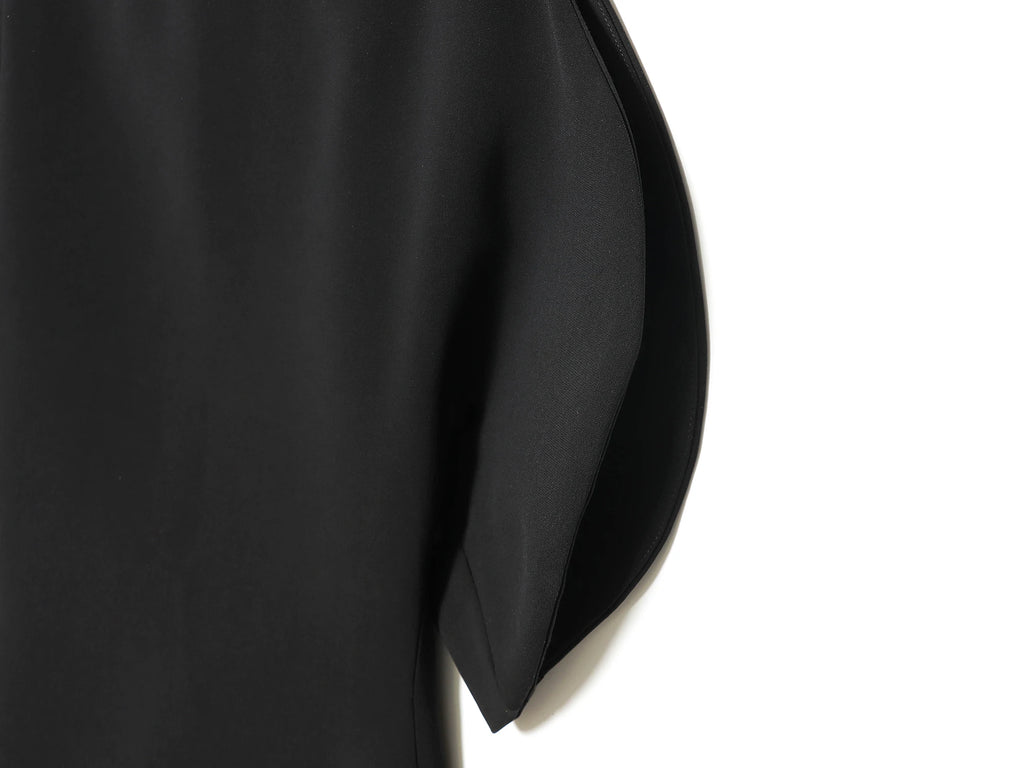 Blouse asymétrique à manches bouffantes