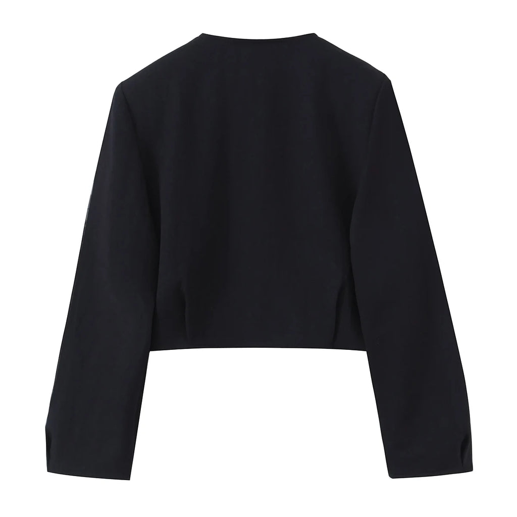 Ensemble veste courte et short écru