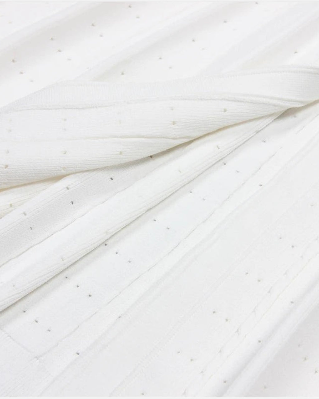 Robe longue en maille boutonnée