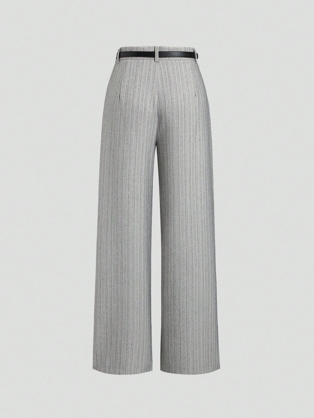 Pantalon large plissé gris perle