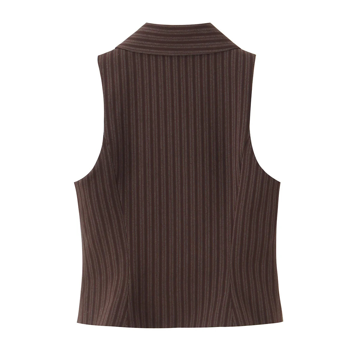 Ensemble gilet rayé et pantalon large
