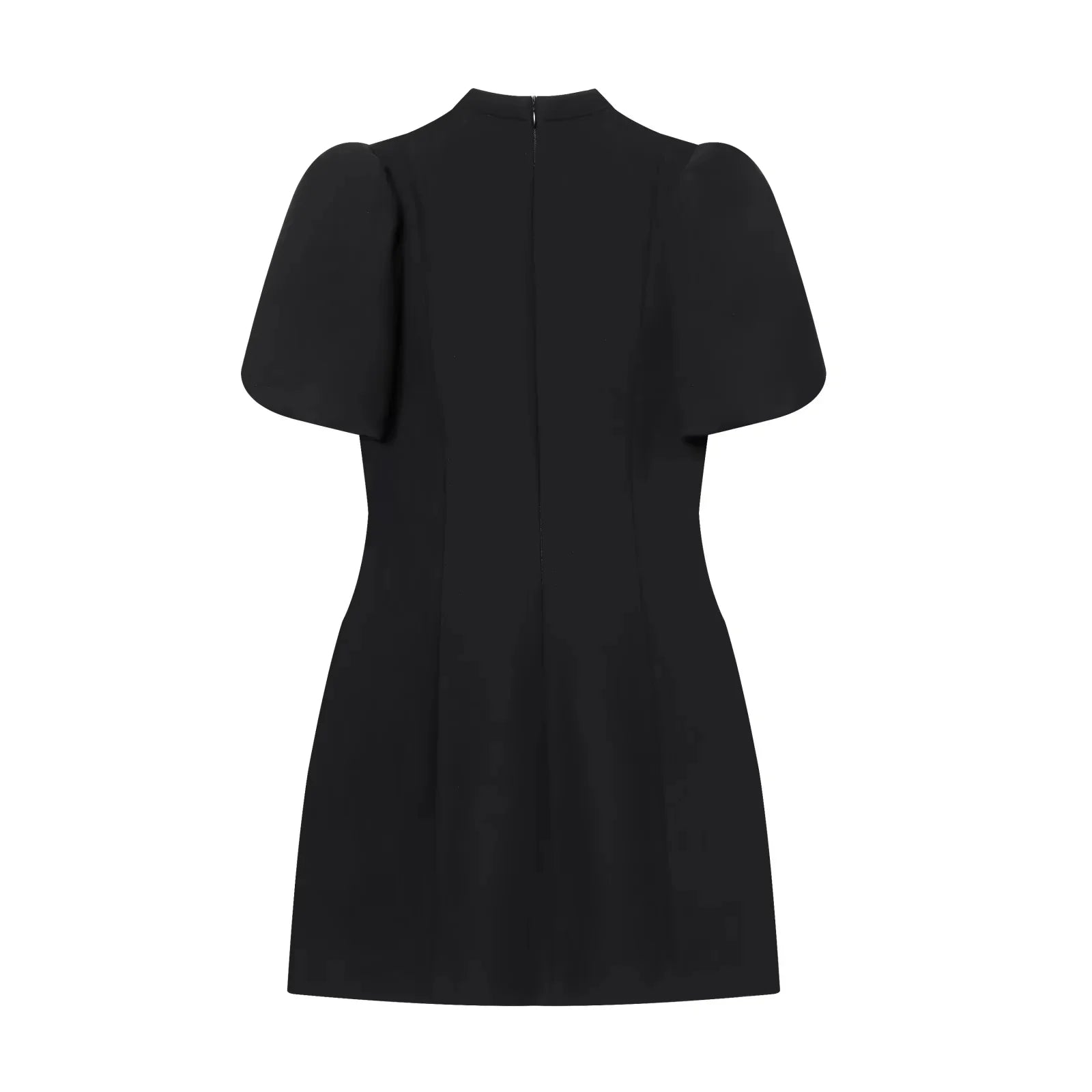 Robe courte à manches bouffantes