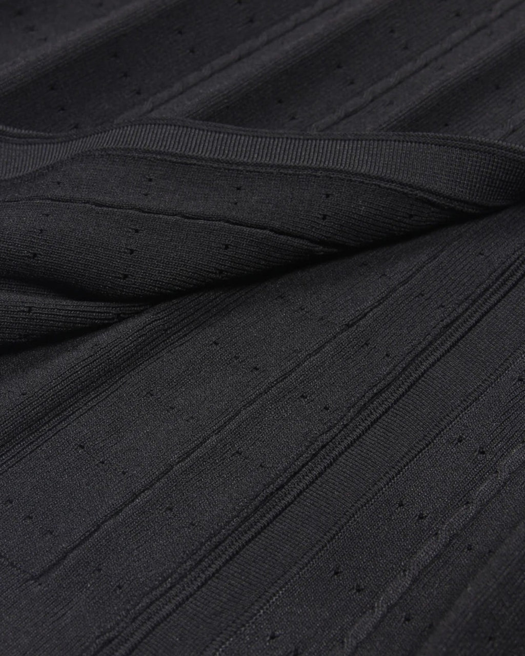 Robe longue en maille boutonnée