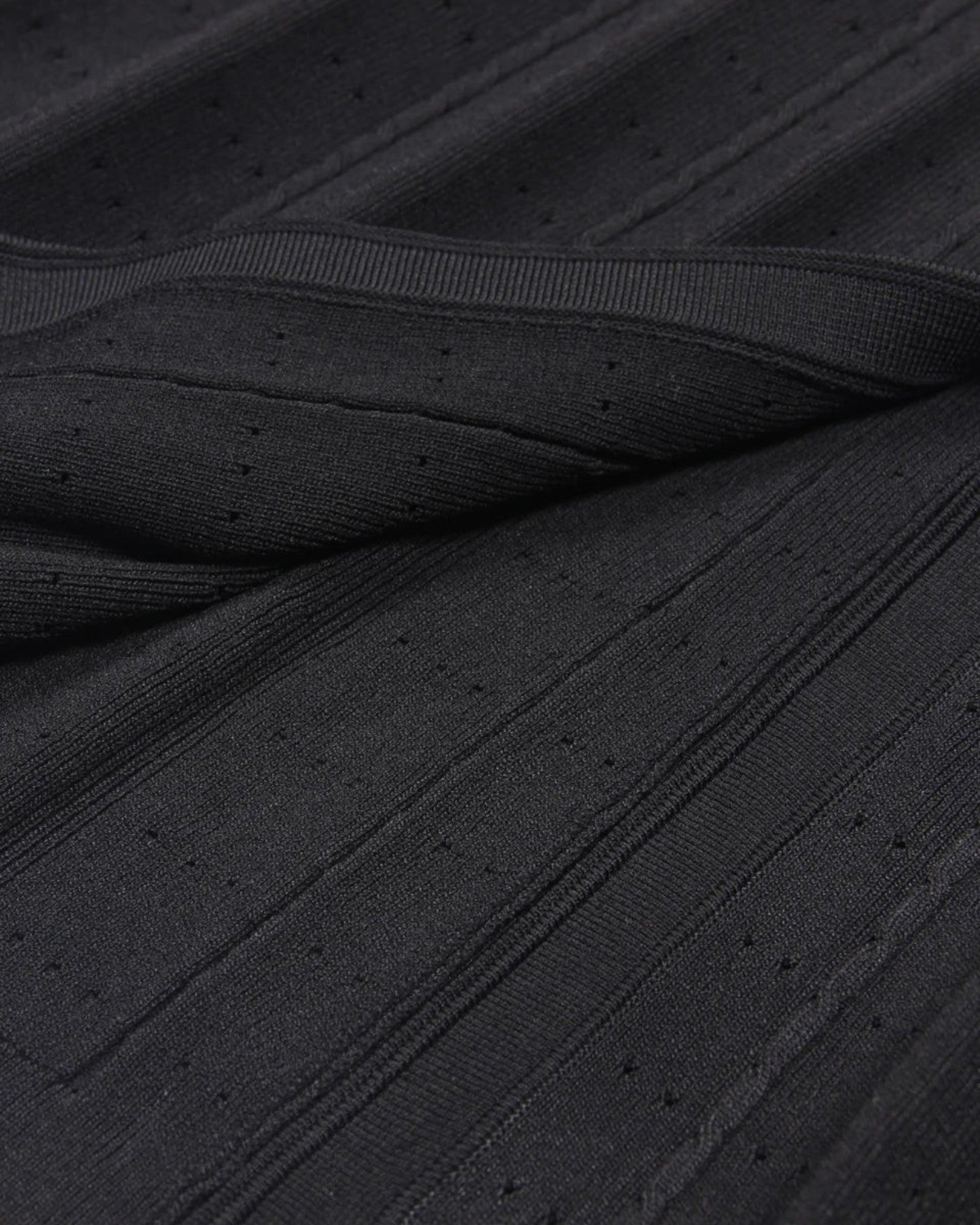 Robe longue en maille boutonnée