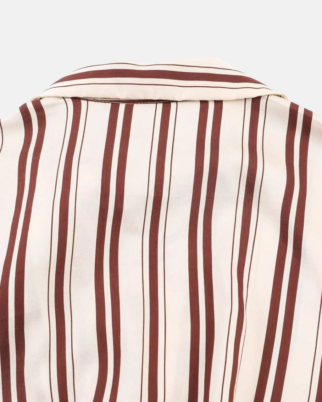 Robe chemise rayée ceinturée