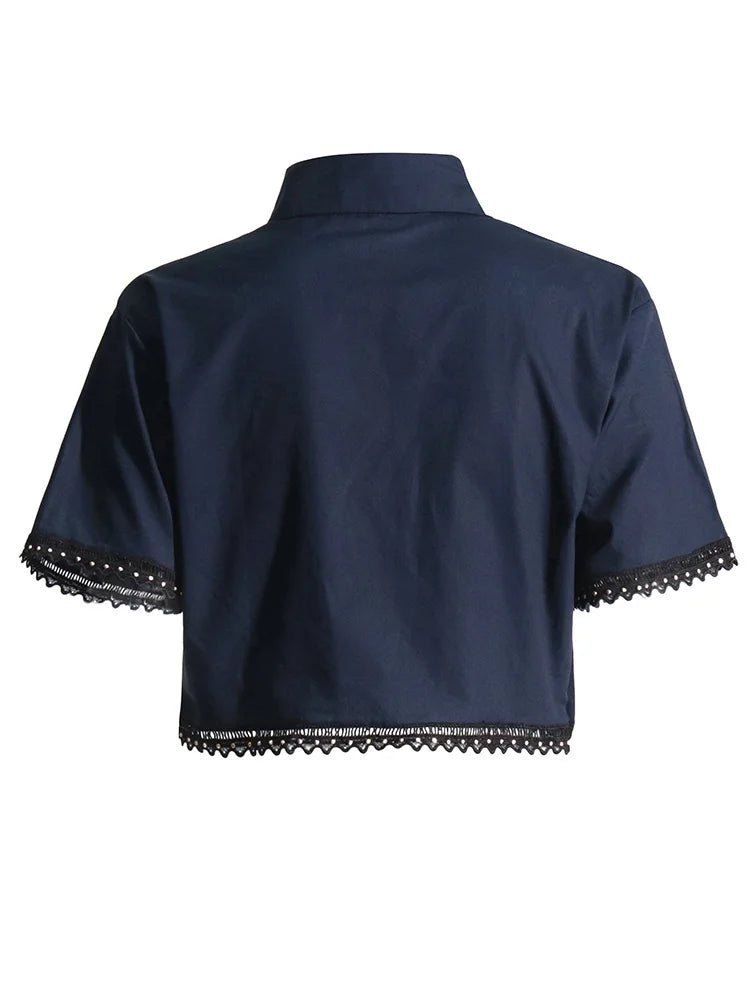 Ensemble jupe ligne A taille haute et haut structuré