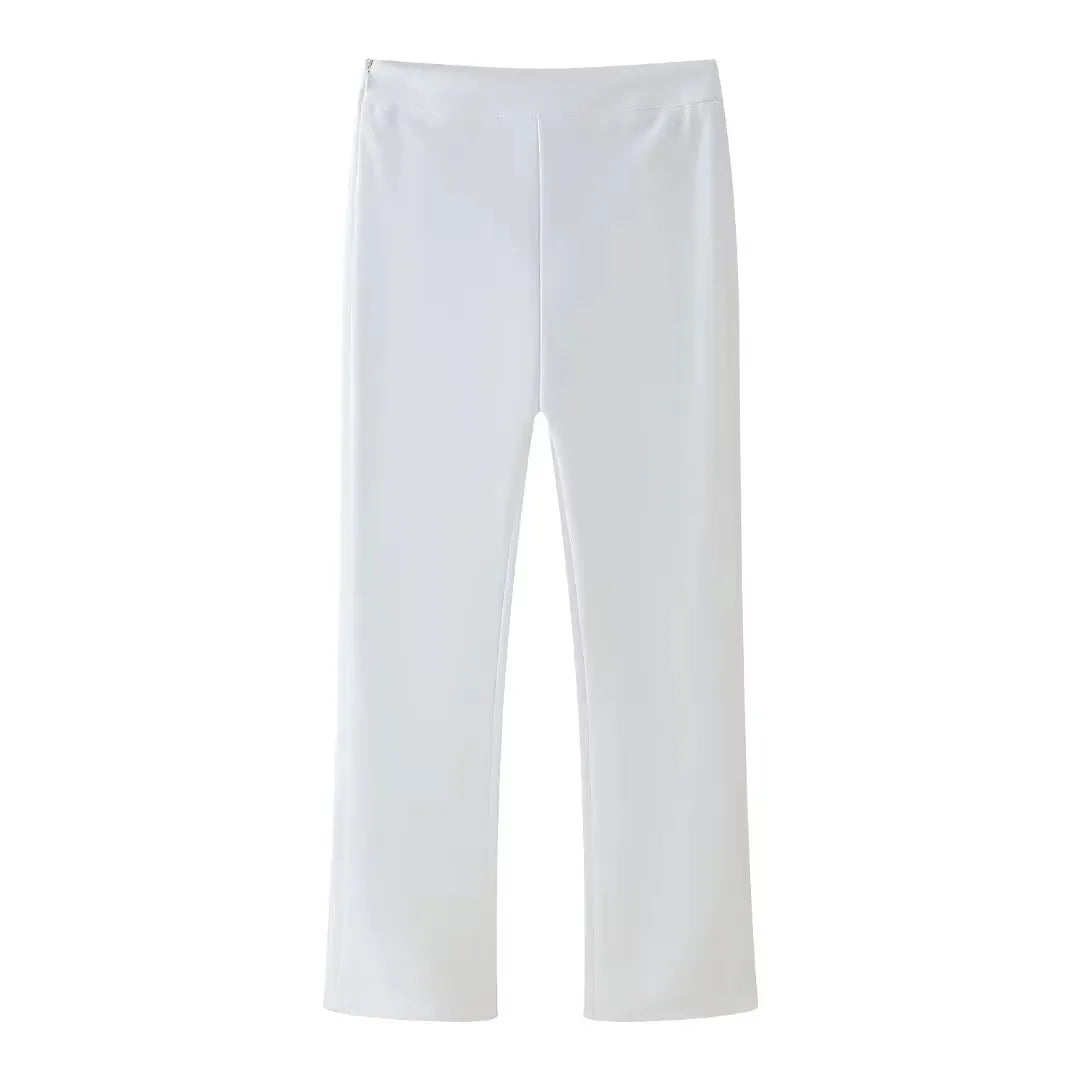 Ensemble pantalon et top manches bouffantes
