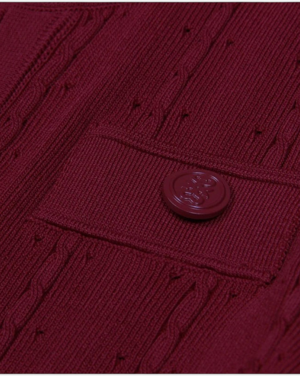 Robe longue en maille boutonnée