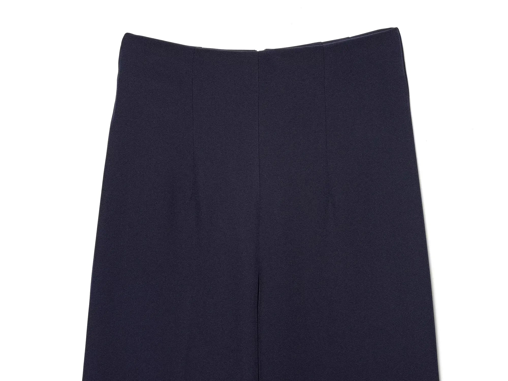 Pantalon large à liens contrastés
