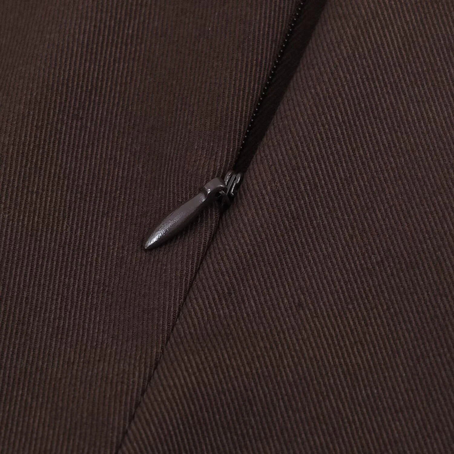 Jupe-short cargo chocolat à double boutonnage