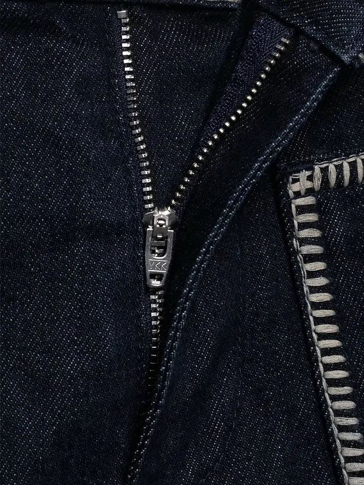 Short en denim structuré à poches