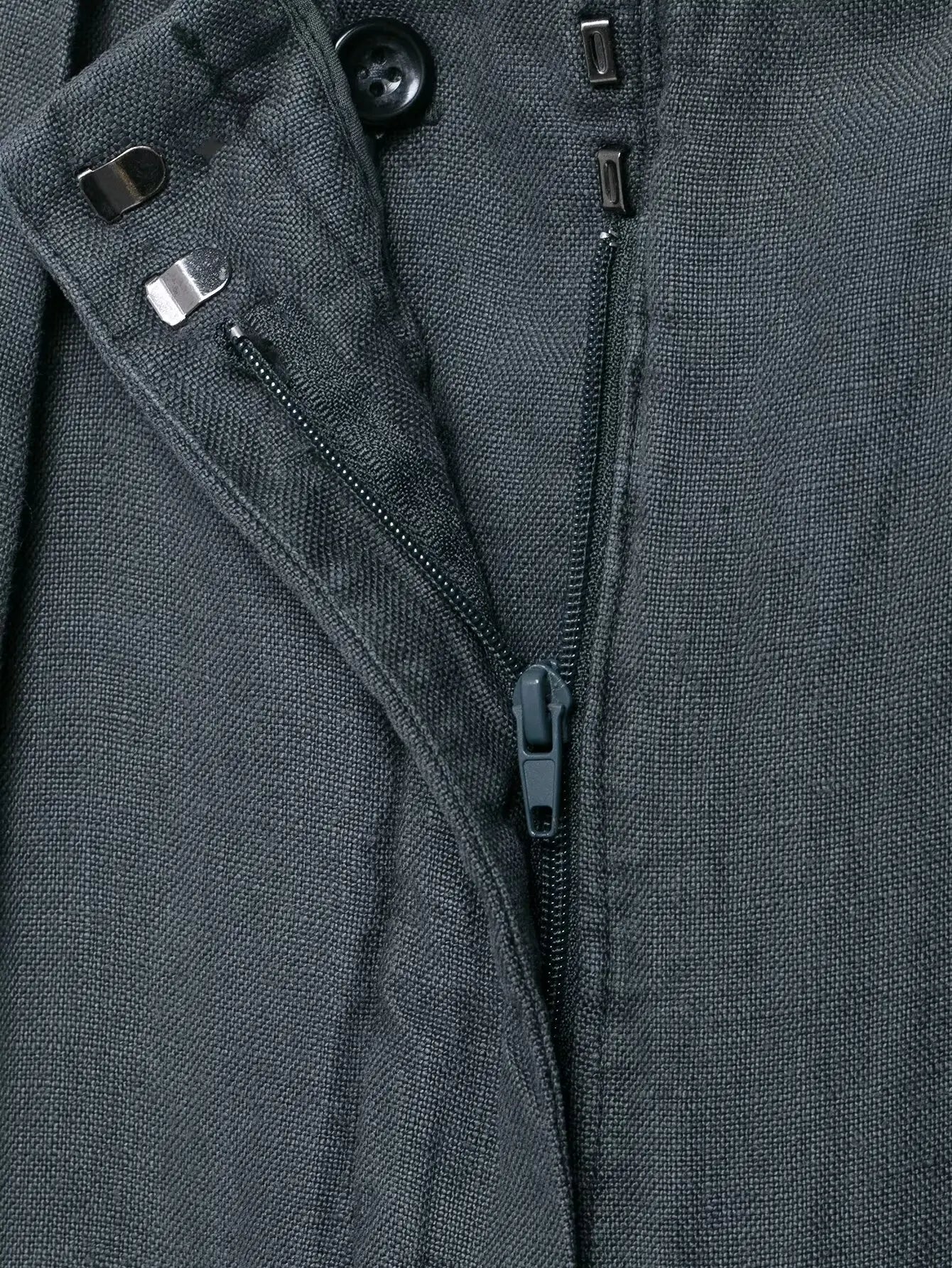 Pantalon large plissé gris