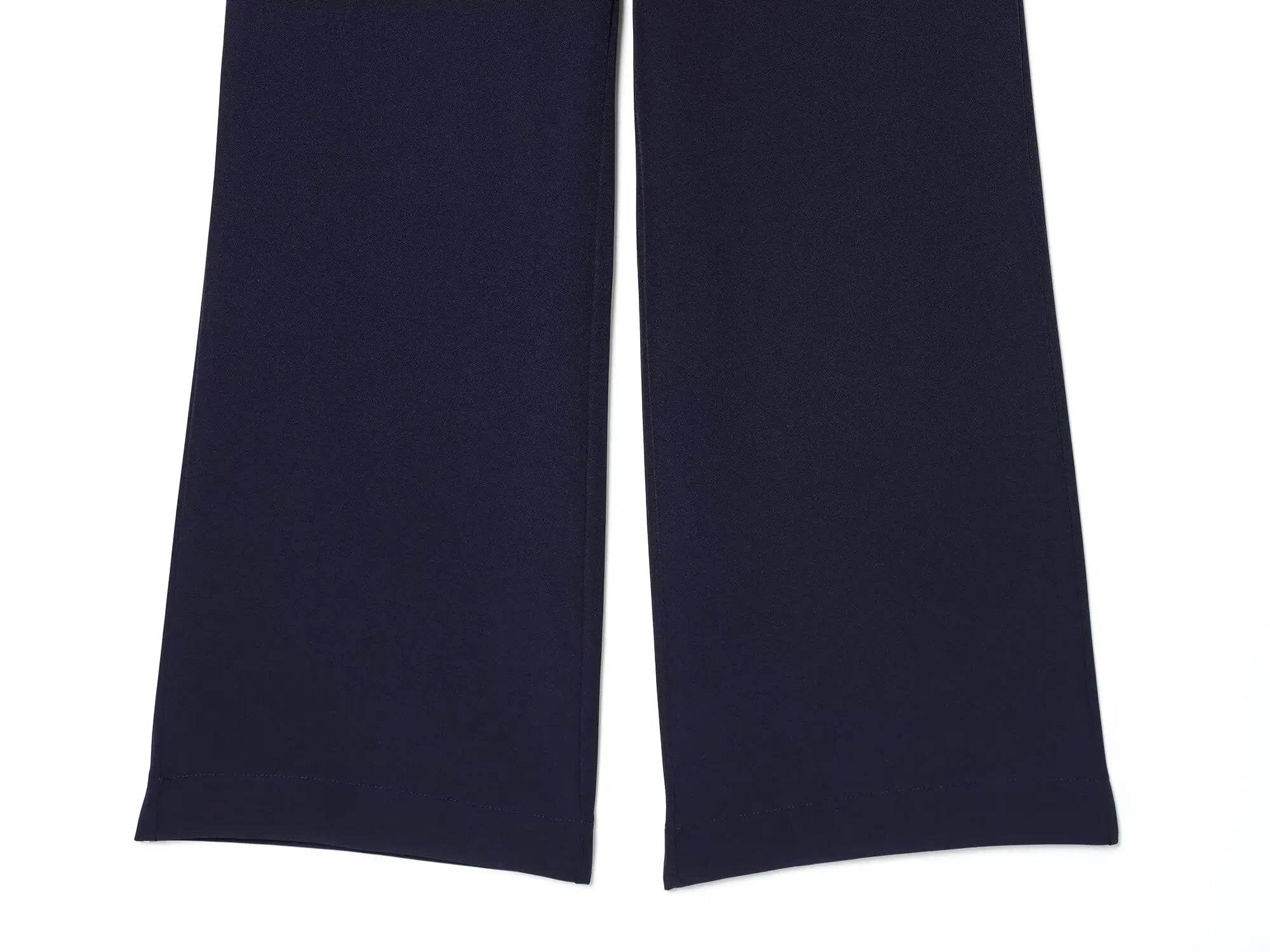 Pantalon large à liens contrastés