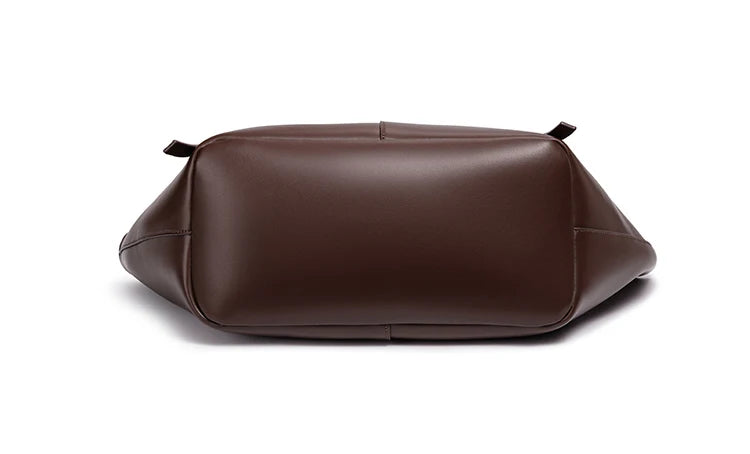 Sac porté épaule grand format à fermoir
