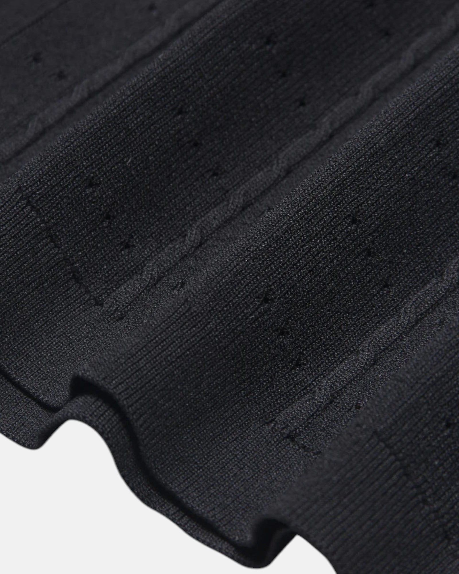 Robe longue en maille boutonnée