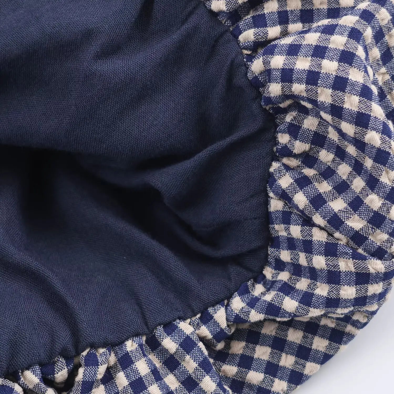Chemise oversize à carreaux bleus