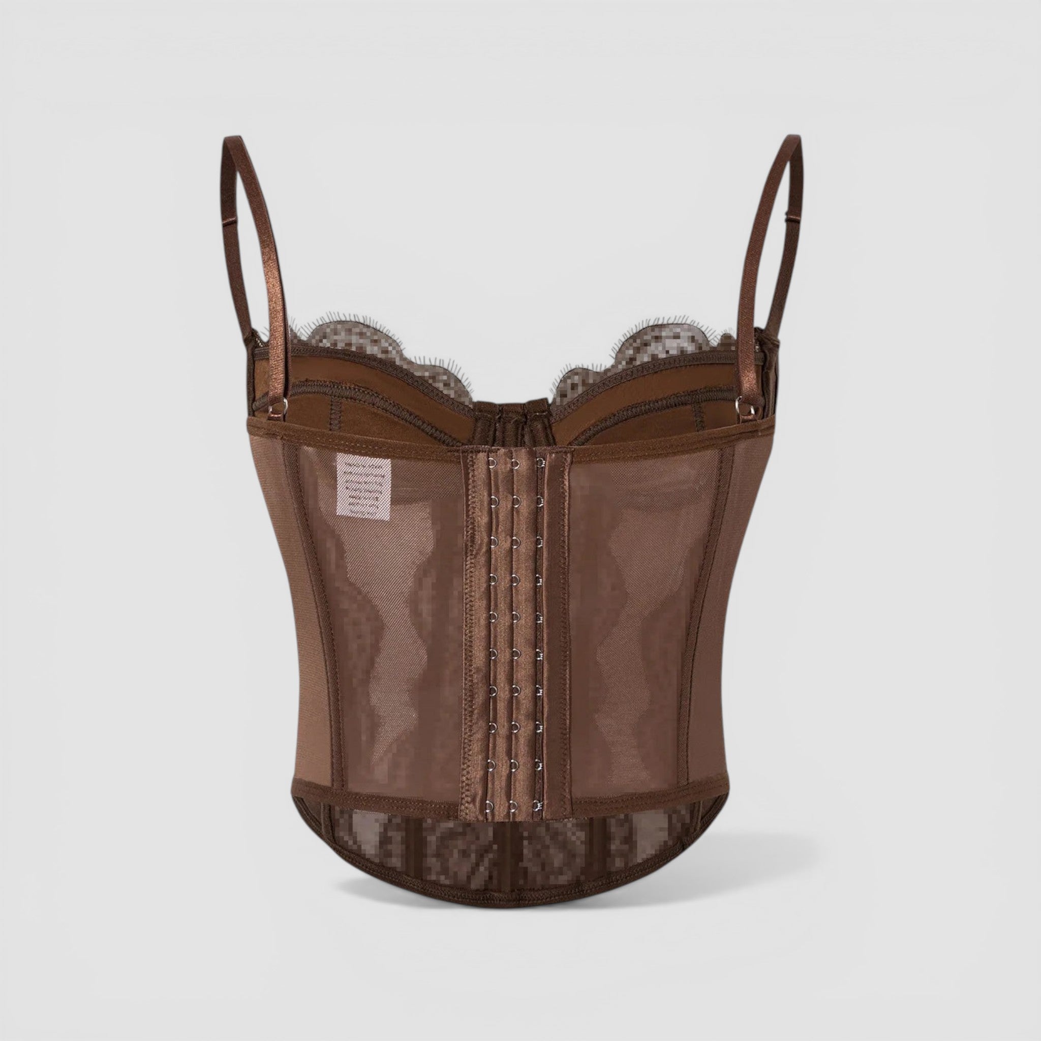 Corset en dentelle à bretelles