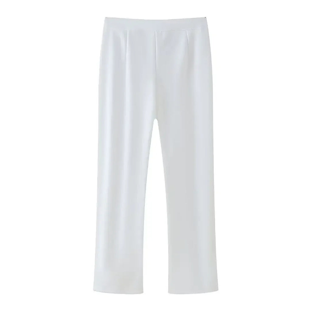 Ensemble pantalon et top manches bouffantes