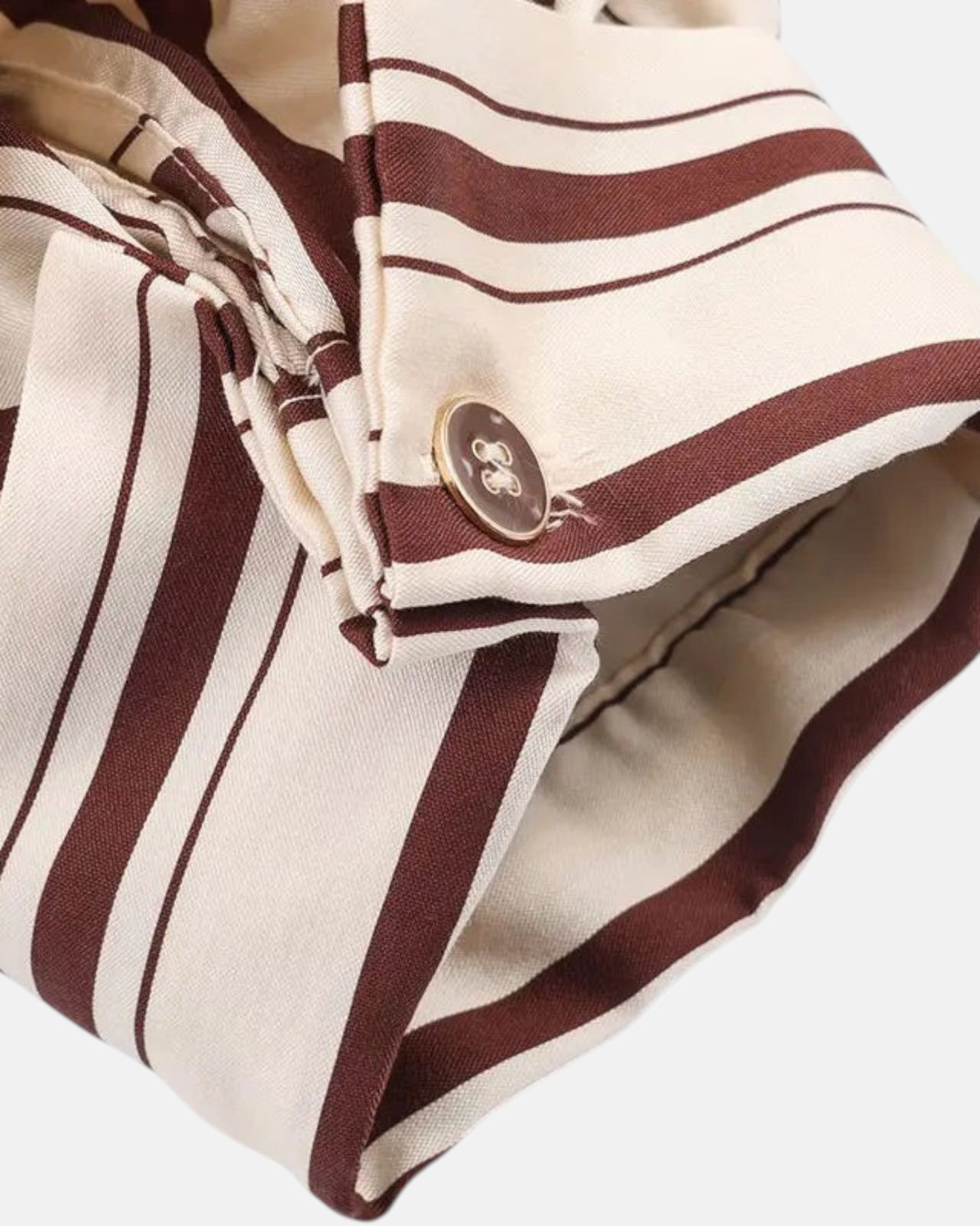 Robe chemise rayée ceinturée